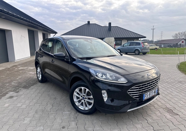 Ford Kuga cena 80900 przebieg: 99000, rok produkcji 2020 z Nowe Brzesko małe 596